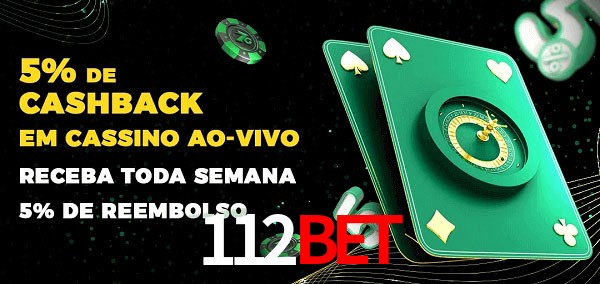 Promoções do cassino ao Vivo 112bet